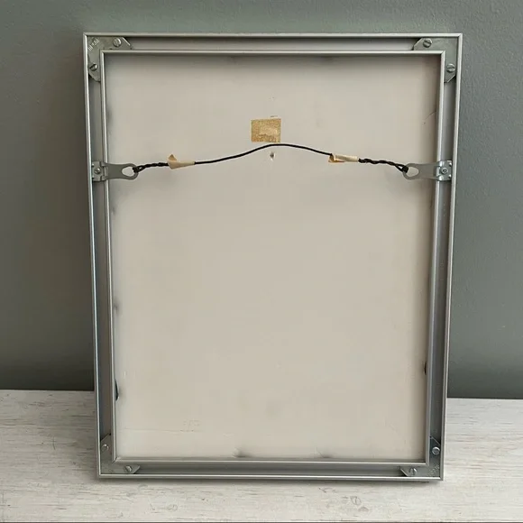 Artisan Signed Framed Bubble Bath Girl in Shell Artwork - Picture 7 of 14